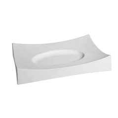 Rectangular Slumper Oval Base - 23 x 15 x 3 cm