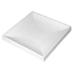 Sloped Square Plate - 21 x 21 x 2cm