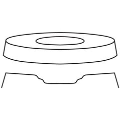 Saturn - Soup Bowl - 26.7x4cm - Base: 15.8cm